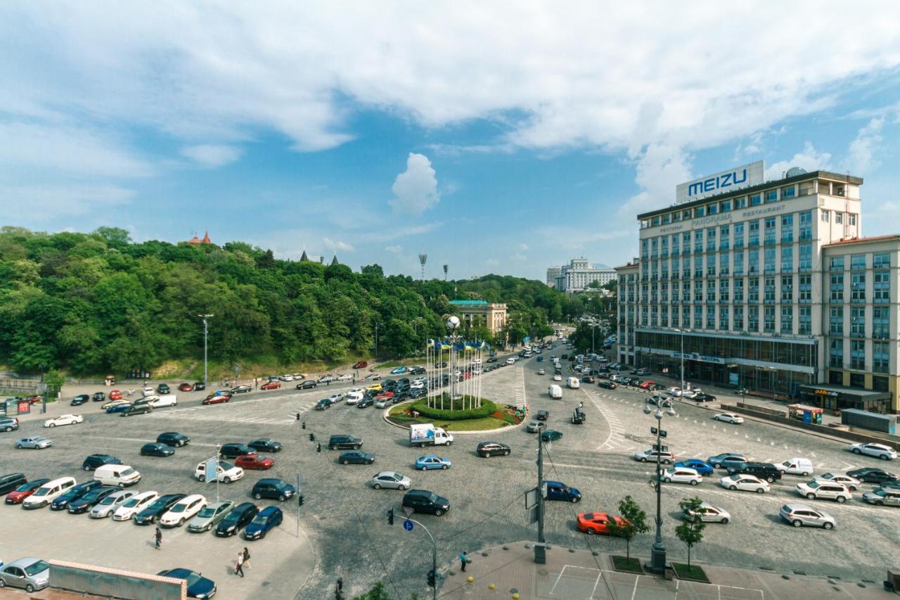 Apartamento Lux Near Maidan, Khreschutyk 3Br Kiev Exterior foto